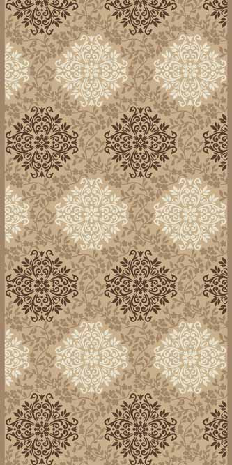 Ковер d374 - BEIGE-BROWN - Дорожка