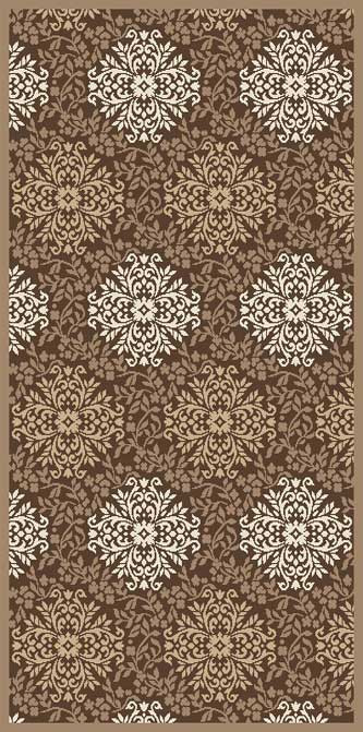 Ковер D374 - BROWN - Дорожка