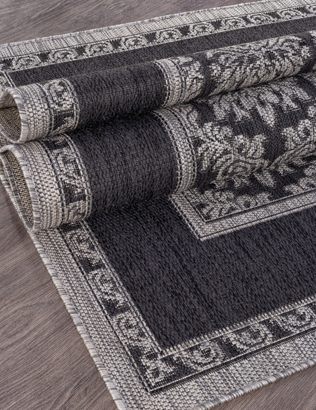Ковер S001 - BLACK-GRAY - Прямоугольник