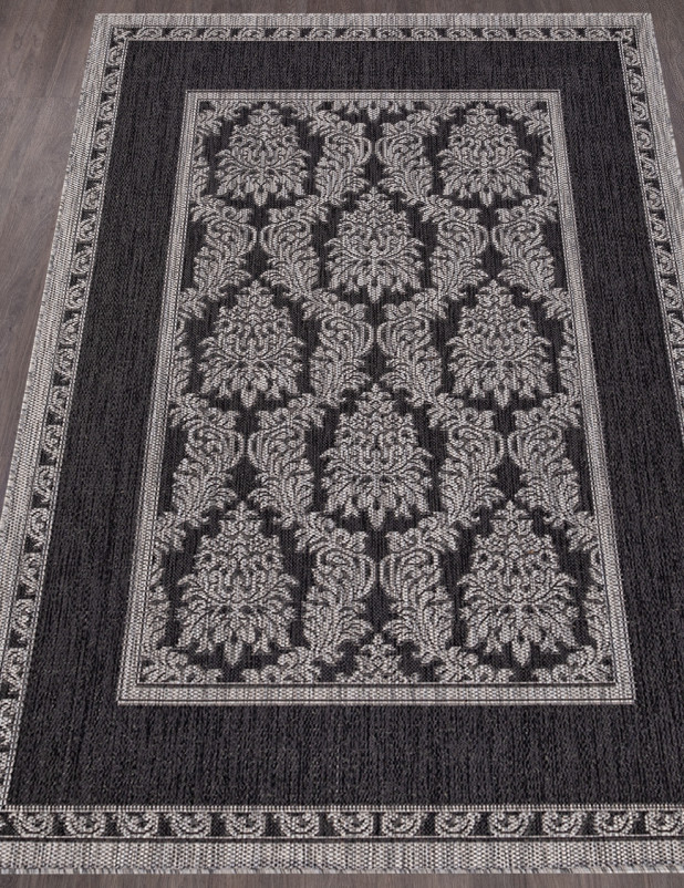 Ковер S001 - BLACK-GRAY - Прямоугольник