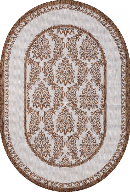 Ковер S001 - CREAM-BROWN - Овал