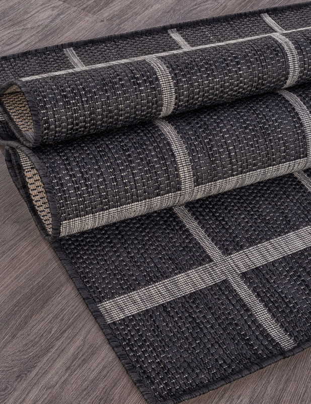 Ковер S004 - BLACK-GRAY - Прямоугольник