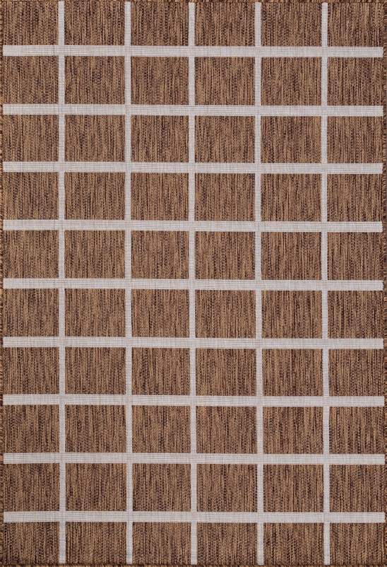 Ковер S004 - BROWN-CREAM - Прямоугольник