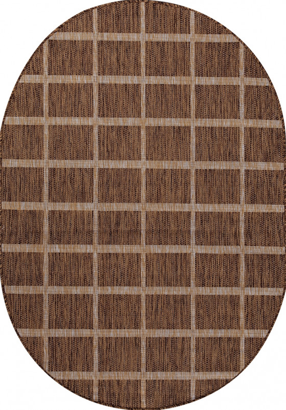 Ковер S004 - BROWN - Овал