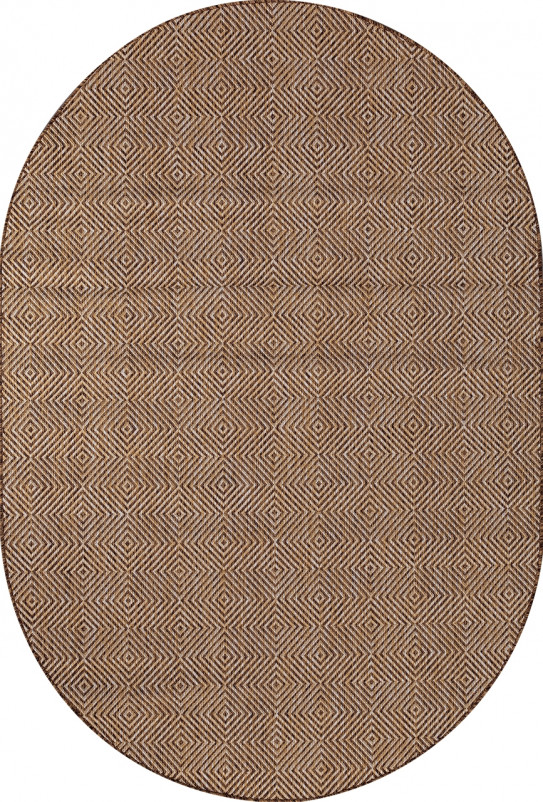 Ковер S006 - BEIGE-BROWN - Овал