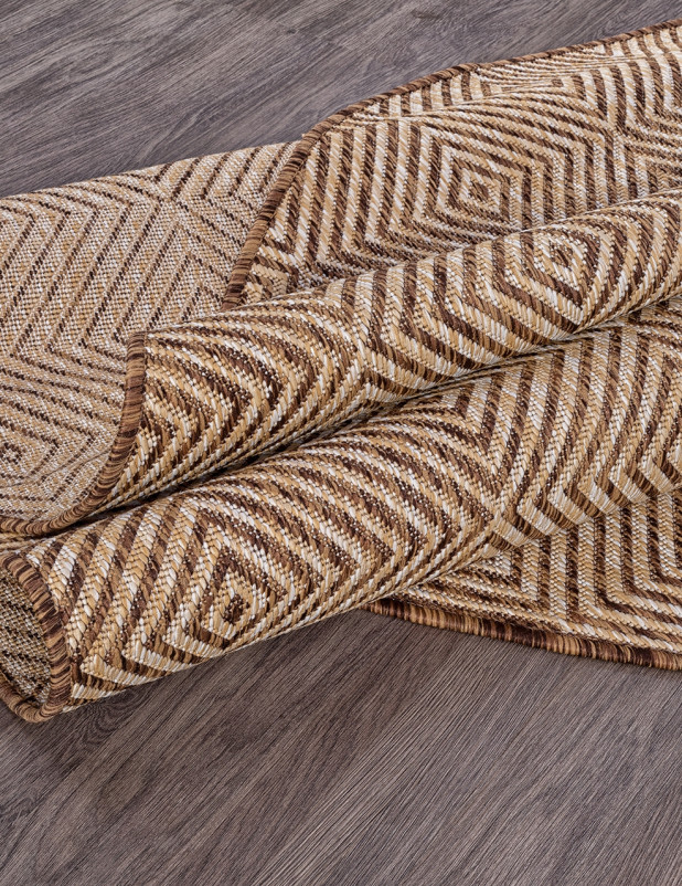 Ковер S006 - BEIGE-BROWN - Овал