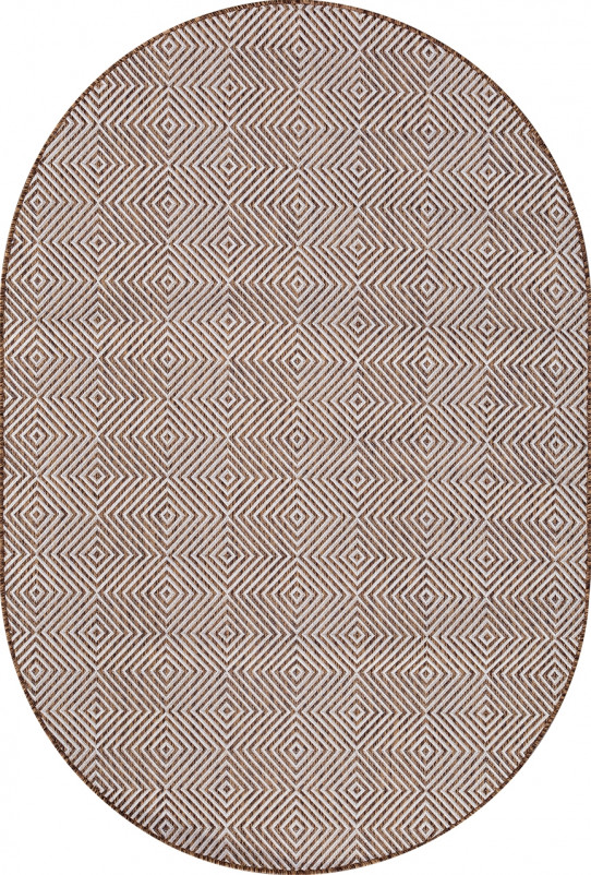 Ковер S006 - CREAM-BROWN - Овал