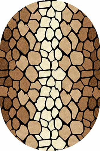 Ковер d046 - BEIGE - Овал