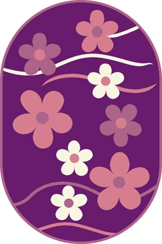 Ковер v117 - VIOLET - Овал