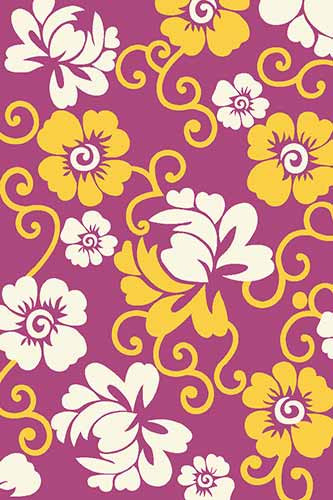 Ковер V142 - PINK-YELLOW - Прямоугольник