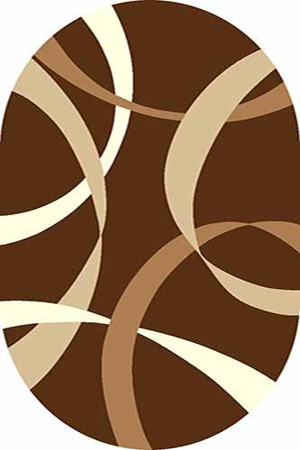 Ковер v801 - BROWN - Овал