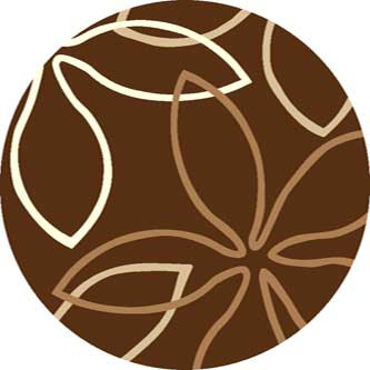 Ковер v806 - BROWN - Круг