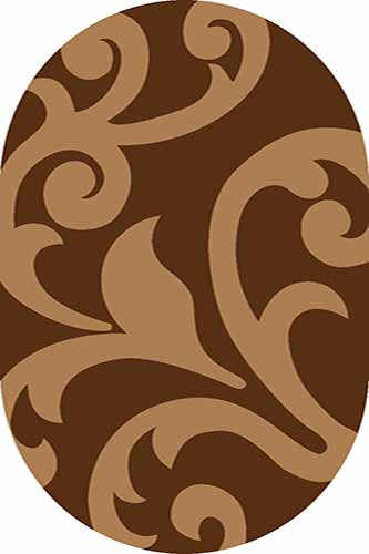 Ковер v809 - BROWN - Овал