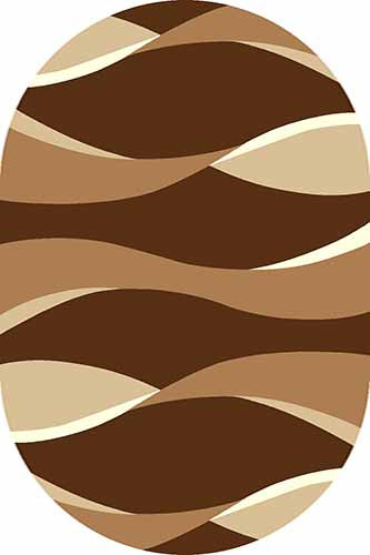 Ковер v811 - BROWN - Овал
