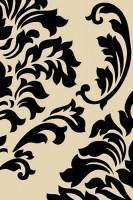 Ковер v812 - BEIGE-BLACK - Прямоугольник