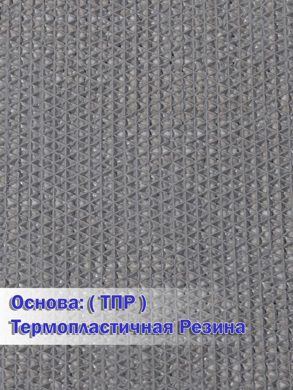 Ковер S002 - D.GRAY-BLACK - Дорожка