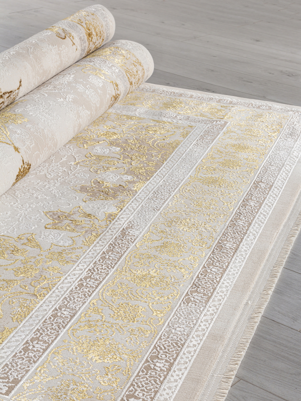Ковер A064A - CREAM / GOLD FDY - Прямоугольник