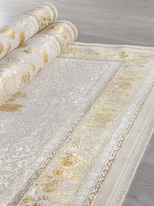 Ковер A123B - CREAM / GOLD FDY - Прямоугольник