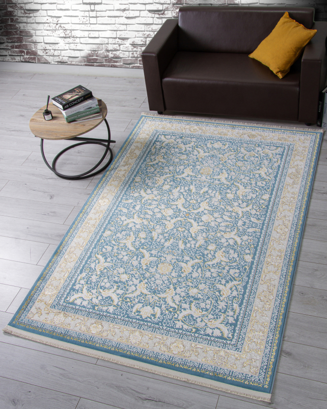 Ковер M101B - BLUE SHIRINK / BLUE SHIRINK - Прямоугольник