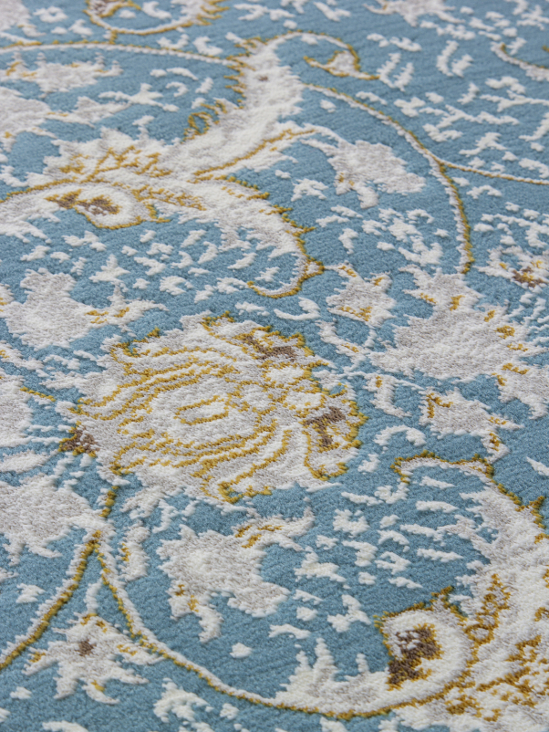 Ковер M101B - BLUE SHIRINK / BLUE SHIRINK - Прямоугольник