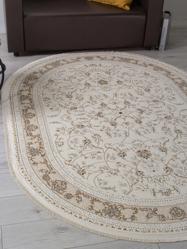 Ковер M101B - CREAM / CREAM - Овал