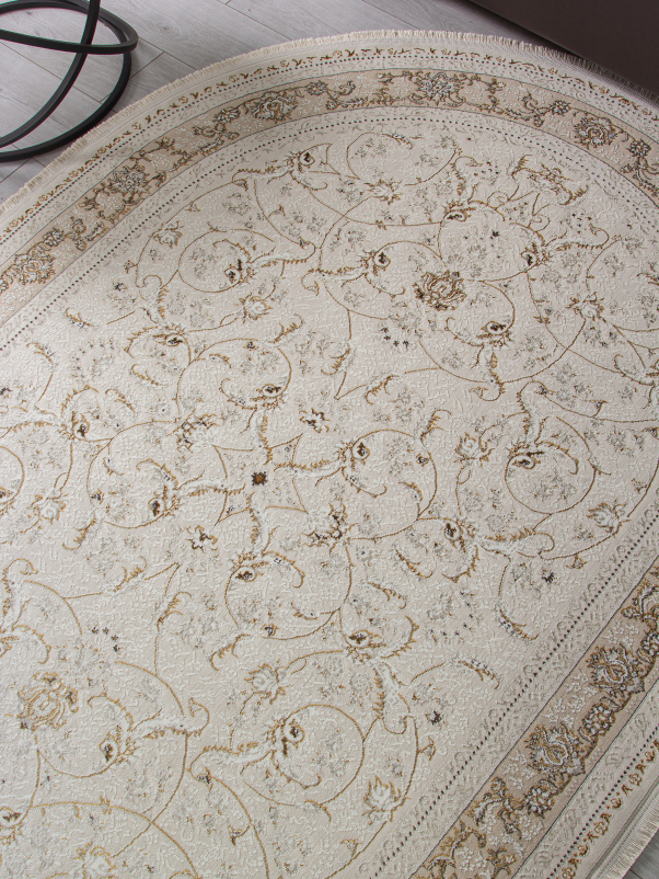 Ковер M101B - CREAM / CREAM - Овал