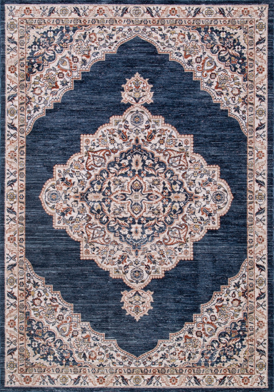 Ковер 0B2090 - D.BLUE / IVORY - Прямоугольник