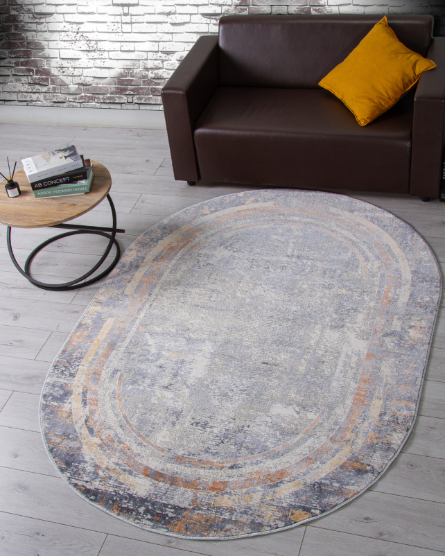 Ковер F258 - ORANGE - Овал