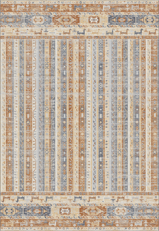 Ковер F597 - ORANGE - Прямоугольник