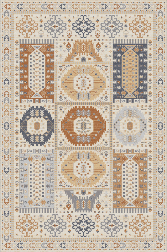Ковер F599 - ORANGE - Прямоугольник