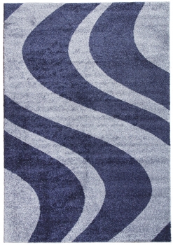 Ковер t617 - NAVY-BLUE - Прямоугольник - коллекция PLATINUM