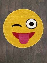 Ковер NC17 - YELLOW - Круг - коллекция SMILE